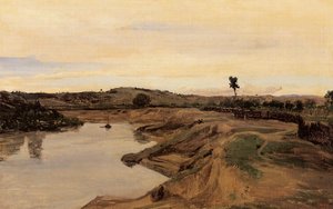 La passeggiata di Poussin, campagna di Roma da Jean Baptiste Camille Corot
